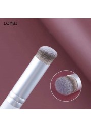 Loebig White Concealer Makeup Round Brushes Precision Concealing Acne Marks Dark Circles Tongue Type Tear Trench Brush Make Up Tools