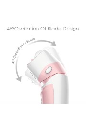 Electric Shaver For Women Arm & Armpit Epilator Shaver Body Hair Removal Rechargeable Facial Body