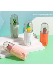 Nano Mist Sprayer Facial Beauty Tool USB Humidifier Rechargeable Nebulizer Facial Steamer Moisturizing Face Skin Care Tools