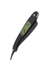 Straight Edge Blade Holder Manual Shaving Blade Holder Ebony Handle For Hair Salon Barber