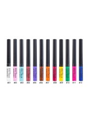 12pcs/1set color matte eyeliner pencil liquid eyeliner 12packs cross border girl women eyes makeup supplies