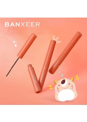 BANXEER Ultra Fine Long Eyelashes Mascara 4D Silk Fiber Waterproof Curling Mascara Volume Extension Female Cosmetics Makeup