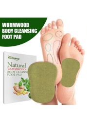 16pcs Detox Wormwood Foot Patch Relieve Pain Plaster Relieve Stress Help Sleep Weight Loss Body Slimming Detox Pad