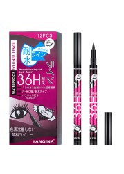 4 color waterproof and anti halo 36H color eyeliner