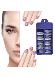 100pcs Full Cover Nail Art Manicure False Nail Tips Long Ballet Fake Nails Acrylic Fake Nail Women DIY Manicure