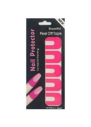 50pcs Peel Off Nail Tapes Skin Barrier Leak Proof Sticker Nail Art Protector Cover Nail Art Sticker