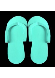 36 Pairs Beach Disposable Slippers Pedicure Slides For Salon Spa Pedicure Slippers Isposable For Beauty Salon (Random Color)