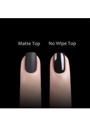 MSHARE Tempered Top Coat Matte Tops For Nails Mat Matte Gel Polish Semi Permanent UV Varnish