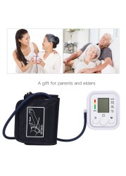 Portable Arm Wrist Blood Pressure Monitor Tonometer Health Care Digital Home Automatic Medical BP Sphygmomanometer Meter