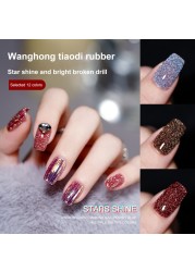 Nail Art Broken Diamond Gel Explosion Diamond Nail Glue Nail Model Gel Powder Light Glue Gel Nail Polish Glue TSLM1