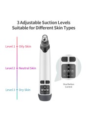 Electric Blackhead Remover Acne Point Vacuum Cleaner USB Set Pore Cleaner Acne Pimple Extraction Tool