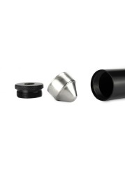 1.7x10''l, 1.45x7''l, 1.05x7''l, 1.05x6''l Cone Cups Stainless Steel Solvent Cleaning Tube With End Caps 1/2x28+5/8x24 .22 308 9mm