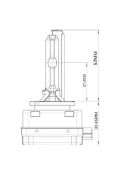 2pcs Super Bright D1S 35W HID Xenon Headlight Bulb D1R Xenon Lamp Light 5000K 6000K 8000K 10000K for 85415C1 85415 66141 66142