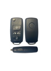 CN001120 4+1 Button Remote Key 434Mhz for VW Sharan Transporter ID48 VW Can Chip Non Keyless Go FCCID 7N0837202F/5K0 837 202 AD