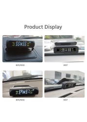 E-ACE Car Safety Monitoring System TPMS, Tire Pressure Measurement With Motion Sensor With Temperature Alarm