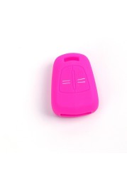 2 Buttons Silicone Remote Key Case Fob Cover For Vauxhall Opel Corsa D Astra H Meriva Vectra Zafira Signum Agila