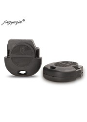 jingyuqin 2 Button Car Key Case For Nissan Primera Micra Terrano Almera X Trail Remote Uncut Blade Key Fob Shell Replacement