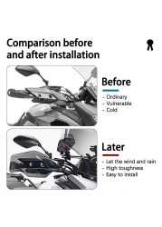 New Motorcycle Hand Guard Deflector Extended Hand Guards Windshield For Yamaha MT-09 Tracer 900 MT-09 2014-2017 2016