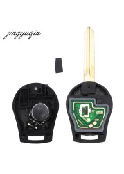 jingyuqin 3/4 Button 315MHz Remote Car Key For Nissan Keyless Entry 46 Chip Fob Transmitter CWTWB1U751 TWB1U761 H0561-C993A