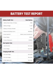 LAUNCH BST360 Bluetooth Battery Tester 12V Car Motorcycle Battery Analyzer Load Cranking Charging Tester For X431 Android IOS