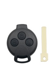 KEYYOU 3 Buttons Car Remote Key For Mercedes Benz Smart Fortwo 451 2007 2008 2009 2010 2011 2012 2013 433Mhz ID46