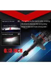 BraveWay H4 LED Car Light Bulbs H4 H7 H8 H3 H11 H1 9005 9006 HB3 HB4 LED Headlight For Car Headlight Turbo Bulbs For Auto 12V CANBUS