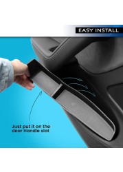 Foldable Car Door Side Storage Box For Tesla Model 3 Model Y Front Rear Door Handle Armrest Tray Organizer Model 3 Model Y 17-22