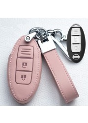 Car Key Ring Protector For Nissan Qashqai J10 J11 X-Trail t31 t32 Kicks Tiida Pathfinder Murano Note Juke 370Z Cube Micra