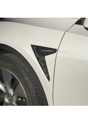 Tesla Model 3 Model Y 2022 Camera Wings Car Side Wing Panel Cover Spoiler Dust Cover Decoration Accessories Modification