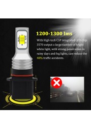 BMTxms - LED Car Fog Light, Daytime Running Light, Canbus, No Fault, P13W PSX26W, For Toyota Highlander (2011-2015)