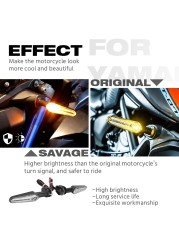 LED Turn Signal Light For Yamaha MT07 Tracer 700 XJ6 FZ6 MT09 900 MT10 Motorcycle Accessories Directional Flasher Lamp Indicator