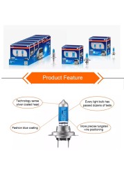 OSRAM H7 H4 H3 H1 24V Truck X Headlights High Power 100W/130W 4000K Brightening and Whitening Halogen Bulb (2pcs)