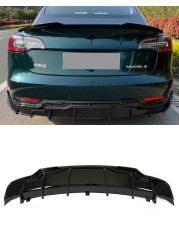 Carbon Fiber Body Kit Front Rear Diffuser Slot Side Vent Accessories For Tesla Model 3 Y 2016-2021 2018 2019 2020 2022