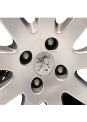 4pcs 60mm car styling accessories cargo wheel rim center dust-proof hub cap for Peugeot 206 308 307 207 208 3008 407 508 2008