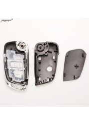 jingyuqin CE0523 Modified Flip Key Shell For Citroen C2 C4 C5 Berlingo Xsara Picasso Peugeot 306 407 807 Partner VA2/HU83 2/3BTN