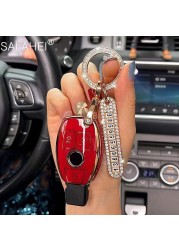 PU Diamond Car Key Case For Benz 2017 E Class W213 2018 S class Benz W245 W204 W205 W210 W212 W221 W222 CLK Accessories