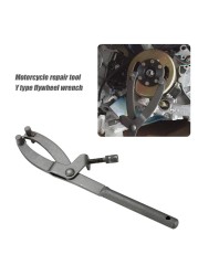 Durable Y-type Flywheel Wrench Adjustable Scooter Repair Wrench Motorcycle Mountain Bike Bottom Bracket Removal Tool