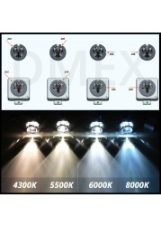 DMEX Upgrade OEM D3S Xenon HID Headlights 4300K ​​5500K 6000K 8000K 66340 42403 42302 PK32d-5 Headlamp Replacement