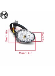 LED Turn Signal Light Indicator Lamp Flush Mount For Yamaha YZF R1 R6 R6S Motorcycle Accessories