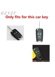 New Luminous Leather Car Key Case For Chevrolet Cruze Aveo Trax Opel Astra Corsa Meriva Zafira Antara J Mokka Badge For Buick