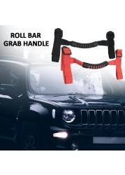 4pcs Non-slip Soft Steering Roll Bar Knob Adjustable Strap Easy to Install Car Interior Heavy Duty Practical for Jeep BJ40