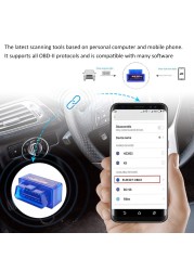 Best OBD V2.1 V1.5 mini ELM327 OBD2 Bluetooth Automotive Scanner OBDII 2 Car ELM 327 Tester Diagnostic Tool For Android Windows Symbian