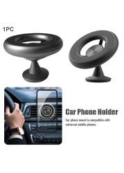 Aluminum Alloy Car Desk Phone Holder with Dashboard Mount Holder 360 Rotation Global Positioning Strong Magnetic Gift Accessories