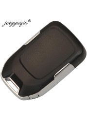 jingyuqin Smart Keyless Fob Shell For Chevrolet Tahoe Silverado Suburban Tahoe GMC Sierra Acadia Terrain Yukon Remote Key Case