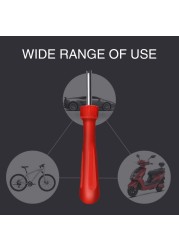 Valve Core Tire Easy Use Car Use Durable Replacement Repair Stems Caps Slotted Engine Removal Tool Screwdriver Practical Metal