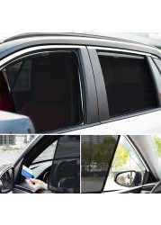 For Subaru XV 2018 2019 2020 2021 2022 Magnetic Car Sunshade Front Windshield Mesh Frame Curtain Child Rear Side Window Sun Shade