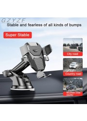 GPS Telefon Sucker Car Phone Holder Mount Mobile Cell Phone Holder Support for iPhone 13 12 11 Pro Xiaomi Huawei Samsung