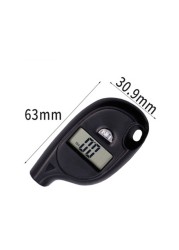 Keychain Style Tire Gauge Digital LCD Display Car Air Pressure Test Meter Auto Motorcycle Tire Manometer Tire Pressure Gauge