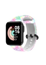 For Mi Watch Lite Silicone Strap Replacement Sport Band Printed Bracelet For Redmi Wrist Watch Band Wrist Strap