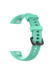 Anti-Scratch Soft Silicone Watch Band Sport Wrist Strap Replacement for Huawei Honor 5/4 Sport Bracelet Accessories